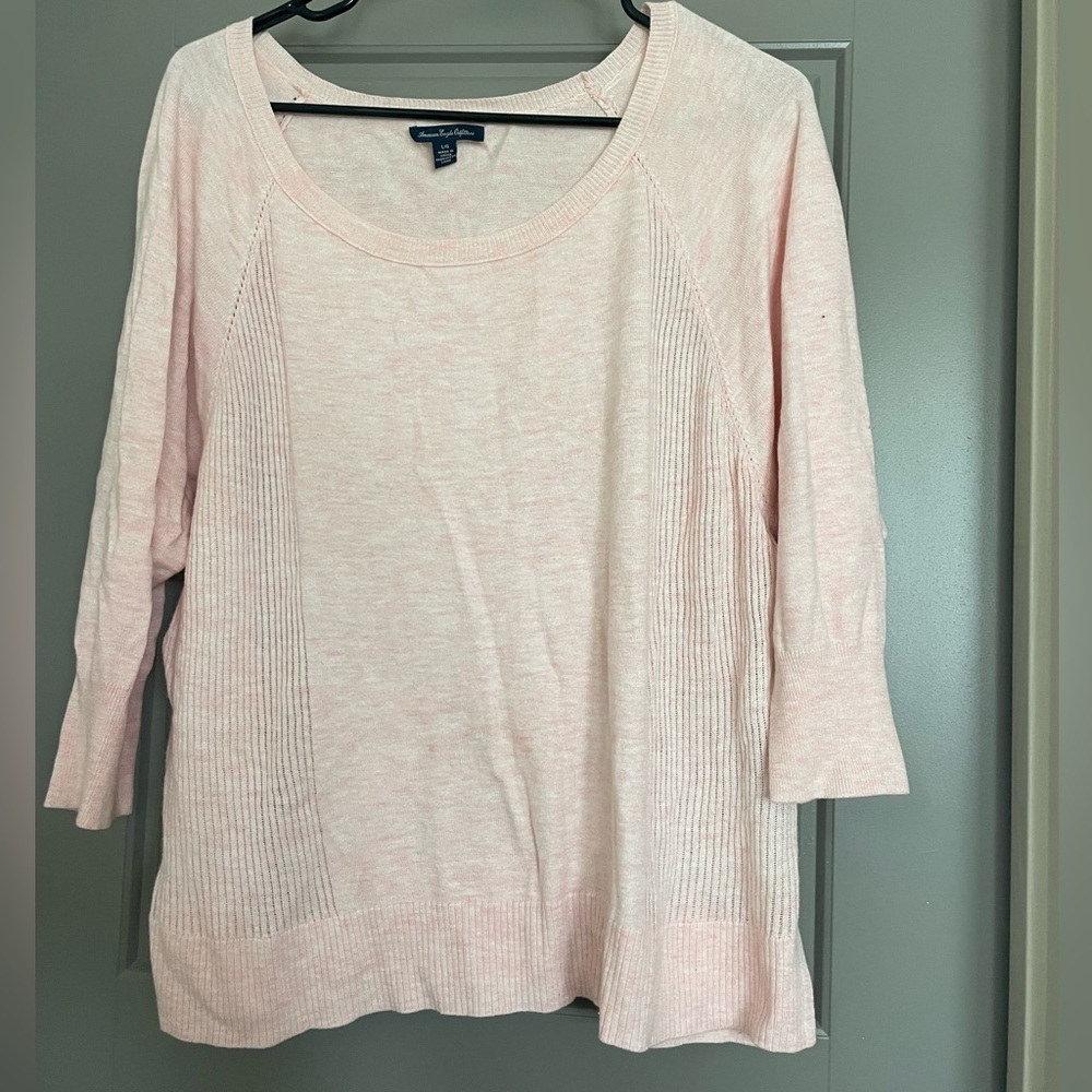 Pink American Eagle sweater